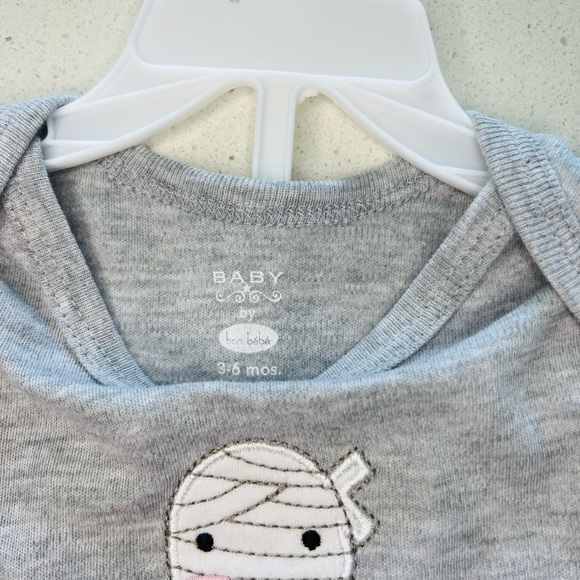 Baby by Bon Bebe Baby Girls Halloween I Love My Mummy Outfit Size 3-6 Months NWT - Picture 5 of 10